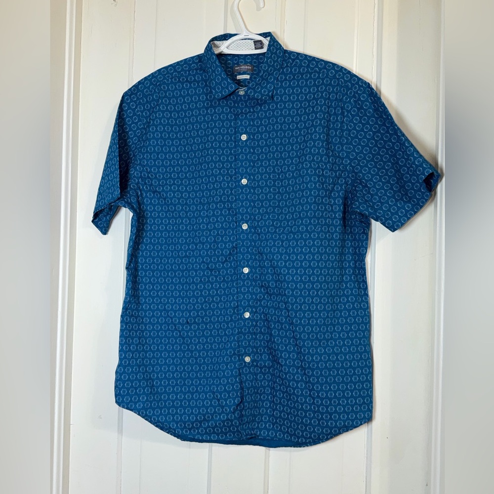 Men's Van Heusen 16-16 1/2 Geometric‎ Button Down Shirt, top